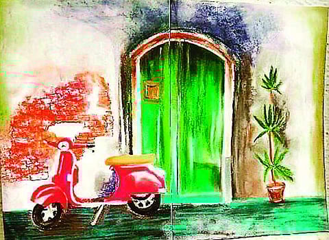 Workshop for beginners on soft pastel art by Hindustan Trading Company