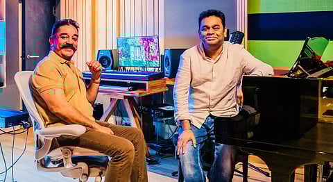 AR Rahman and Kamal Haasan