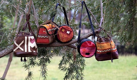 A range of kilim bags