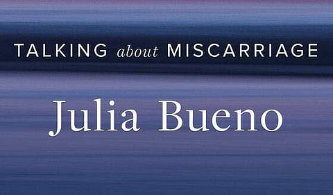 This cover image released by Penguin Books shows 'The Brink of Being: Talking About Miscarriage,' by Julia Bueno. (Penguin Books via AP)
