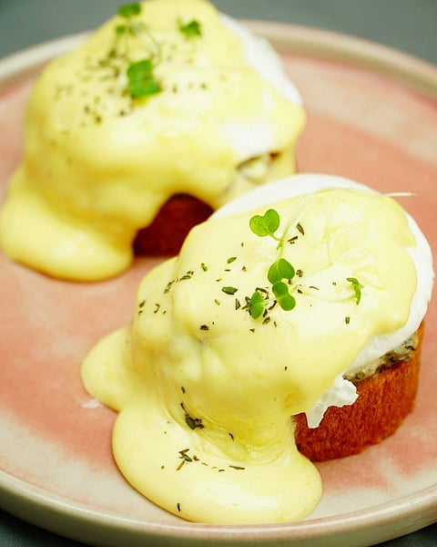Eggs Mushroom Benedict