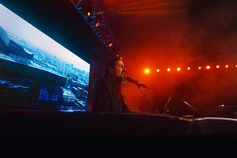 Ricky Kej at the concert