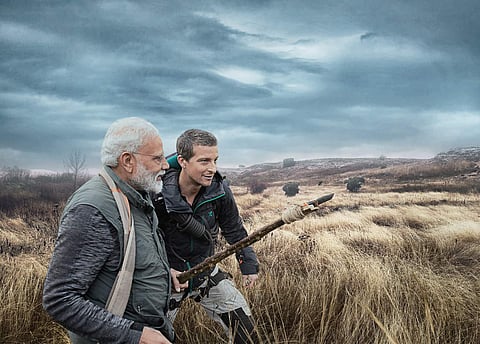 PM Modi with Bear Grylls