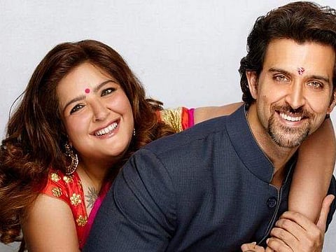 Sunaina Roshan with Hrithik Roshan