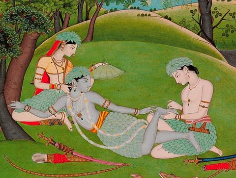 Rama, Sita and Lakshmana Begin their Life in the Forest (detail) / The Kronos Collections / Courtesy: The Metropolitan Museum of Art