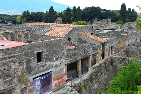The ancient Roman city of Pompeii in southern Italy (Xinhua/Gong Bing/IANS)