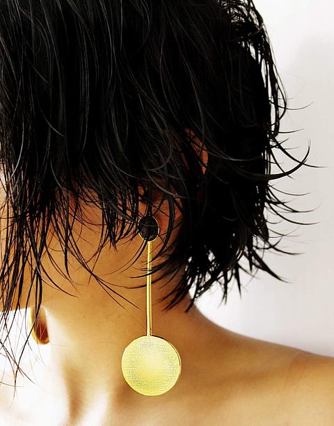 Stick danglers featuring onyx by Aaree