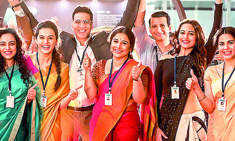 A scene from Mission Mangal