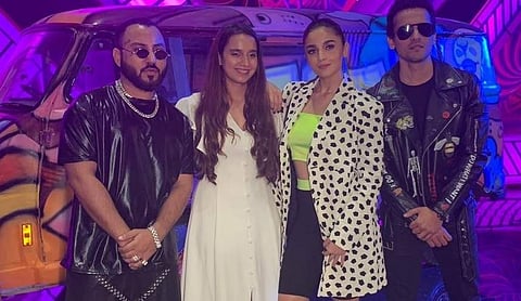 Shreya with Alia and The Doorbeen