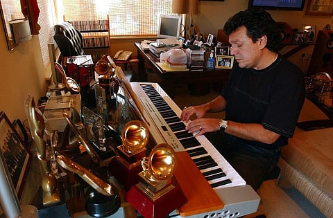 Latin songwriter Rudy Perez at his home in Miami Beach, Fla (AP Photo/J. Pat Carter)