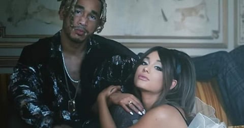 A still from the music video Boyfriend