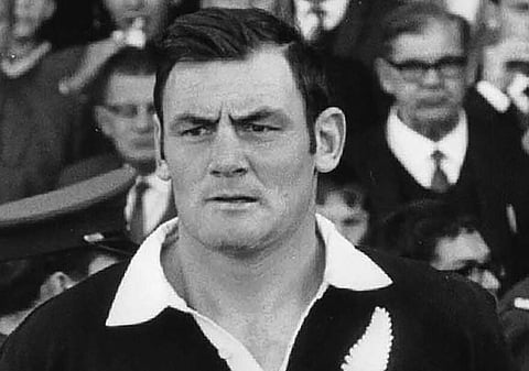 New Zealand All Black Brian Lochore (NZ Herald via AP)