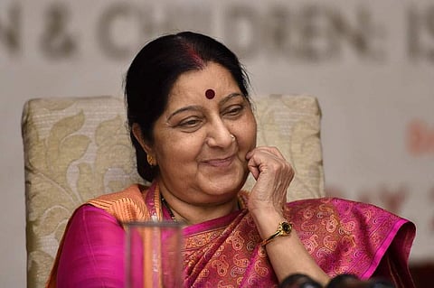 Former External Affairs Minister Sushma Swaraj. (Image: PTI)