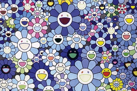 Blue Flower by Takashi Murakami (Source: AstaGuru)