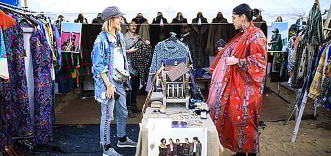 Two festival goers at Magnetic Fields festival (Image: Facebook)