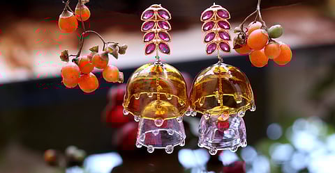 Makrand jhumka by Aadikara