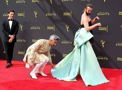 Queer Eye’s Antoni Porowski, Tan France and Jonathan Van Ness. Source: Instagram