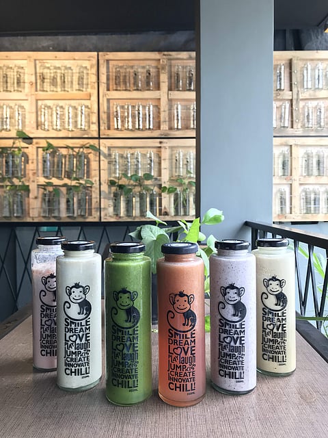 Assortment of drinks from Drunken Monkey