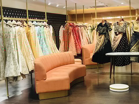 Interiors at the store on Cathedral Road