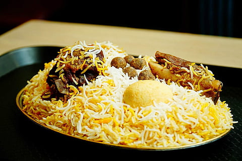 Mutton Awadhi Biryani at Aminia