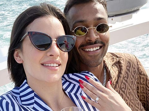 Hardik Pandya and Natasa Stankovic (Photo: IANS)