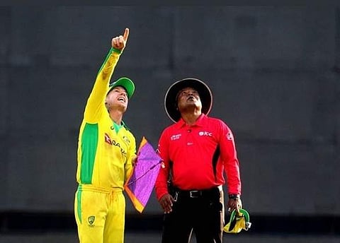 David Warner at Wankhede Stadium