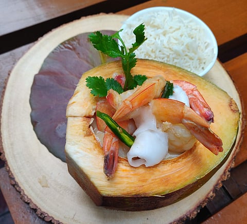 Dab Chingri at Swiss Cafe