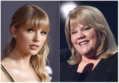 Taylor Swift and her mother Andrea Finlay (AP Photo)
