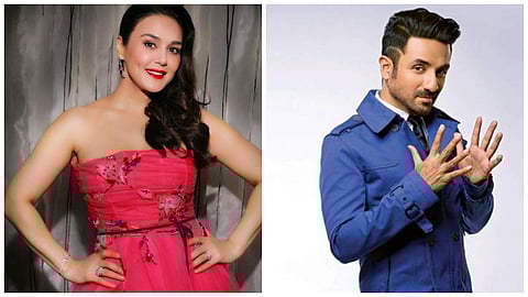 Preity Zinta and Vir Das
