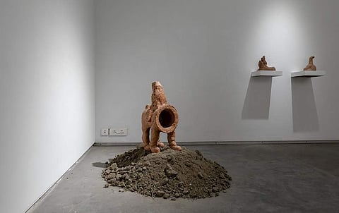 Prabhakar Pachpute's work on display at Experimenter