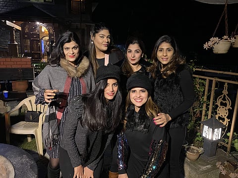 Paloma bringing in the New Year with friends at Kodaikanal