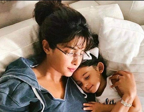 Priyanka Chopra with Sky Krishna, Courtesy: Her Instagram