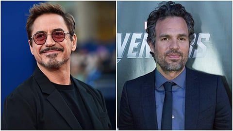 Robert Downey Jr and Mark Ruffalo