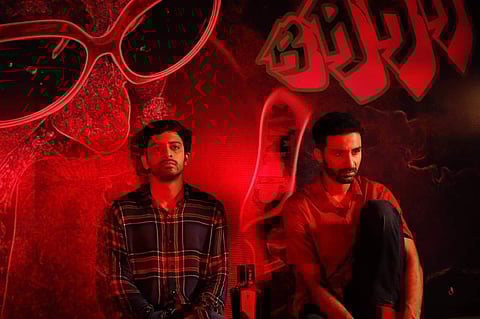 Abhishek with Raghav Juyal in Bahut Hua Samman