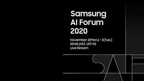 Samsung's annual AI forum goes online, will be streamed on YouTube
