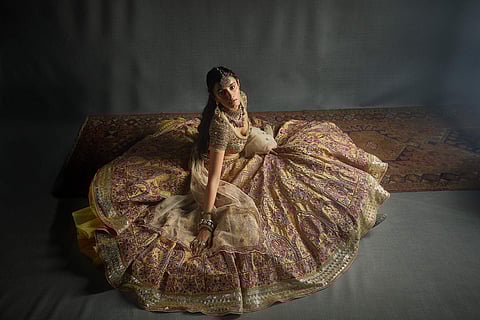 Jade by Monica & Karishma champions ektar craft in their latest bridal couture collection