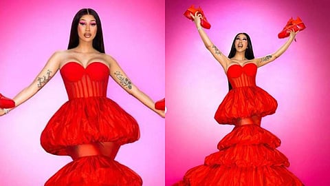 Cardi B apologises after posing as Maa Durga for Reebok shoot