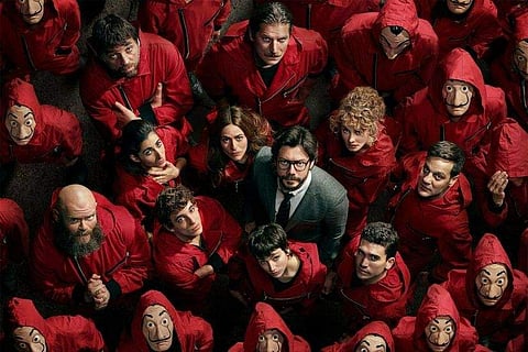 Netflix show Money Heist. Courtesy: Internet