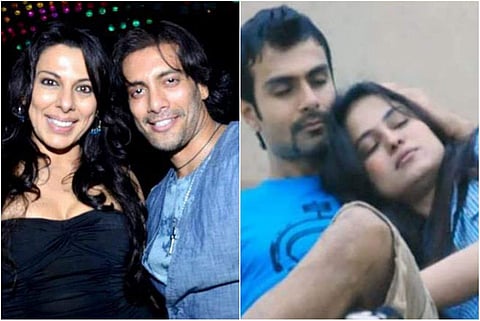 L: Pooja Bedi and Akashdeep Saigal (Courtesy: social media), (R) Screengrab featuring Ashmit Patel and Veena Malik inside Bigg Boss house
