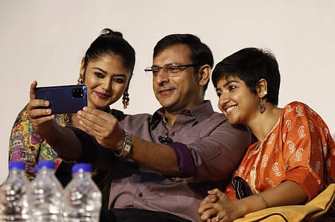 Sayoni Ghosh, Joy Sengupta and Lagnajita at the laucnh