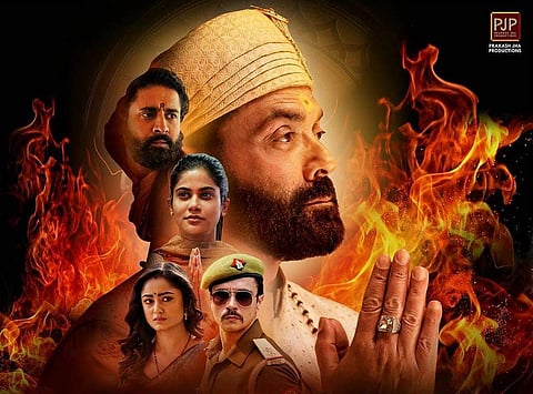 Filmmaker Prakash Jha's web series, Aashram, starring Bobby Deol, was served a legal notice on Wednesday for allegedly hurting Hindu sentiments.