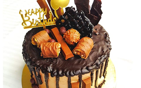 Chocolate ganache and coffee cake by Calcuttacooks