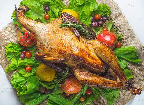 Traditional Roast Turkey in Cranberry Sauce at chapter 2