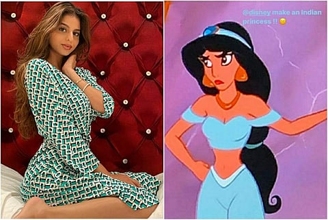 Suhana Khan, daughter of Bollywood superstar Shah Rukh Khan, believes it is time Disney had an Indian princess.