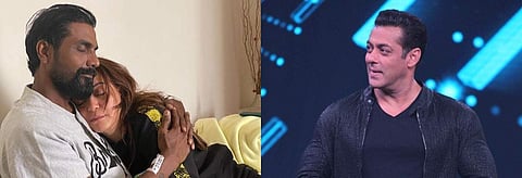 Remo D'Souza and his wife, and Salman Khan