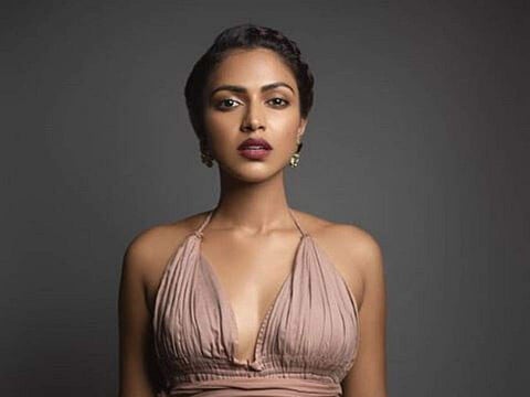 Amala Paul from a shoot. Image Courtesy: Internet