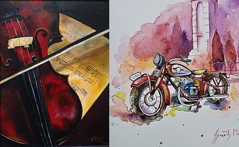 Paintings by Shilpa and Spoorthy