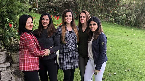 Urmila, Shilpa, Paloma, Farah and Pooja in Kodaikanal