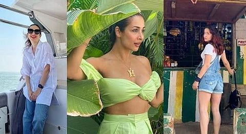 Karisma Kapoor, Malaika and Amrita Arora