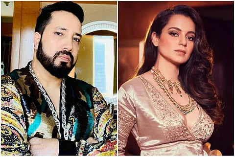 Mika Singh and Kangana Ranaut